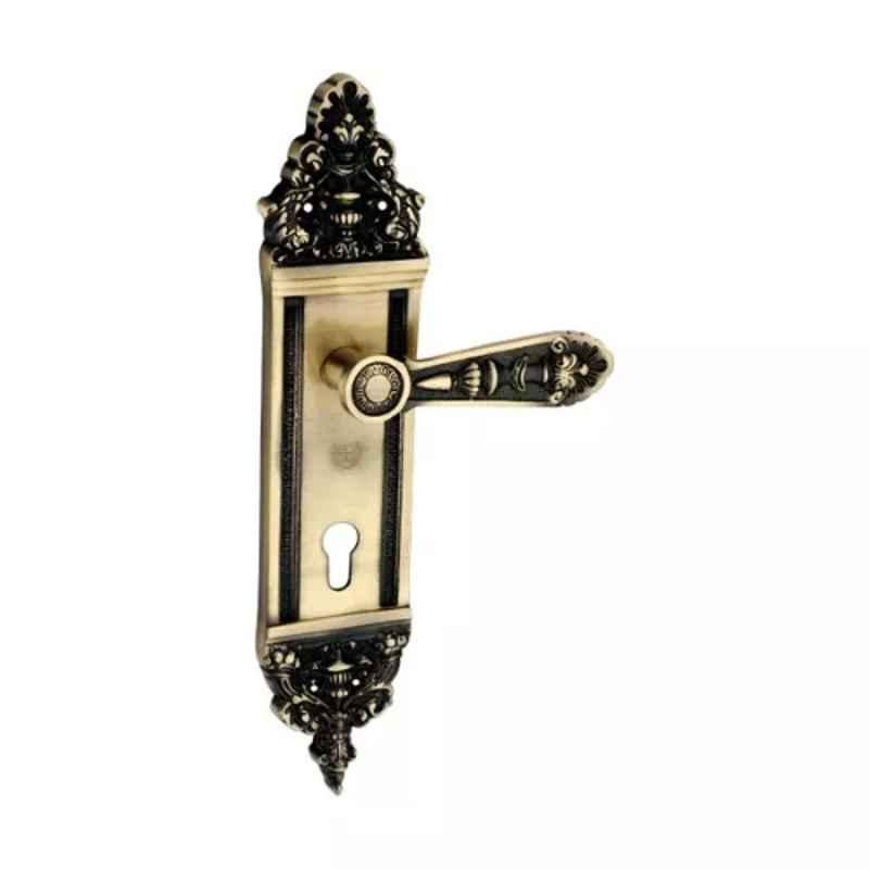 Harrison 300mm Padimini Brass Antique Finish Mortise Handle Set, 48742