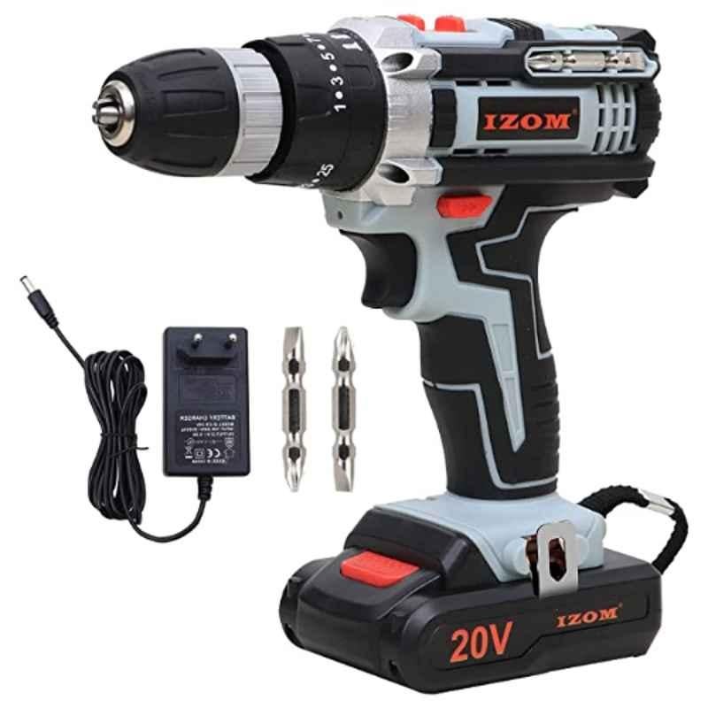 IZOM 3/8 inch 1450rpm Cordless Drill Machine, IZ-CD/SB-20V