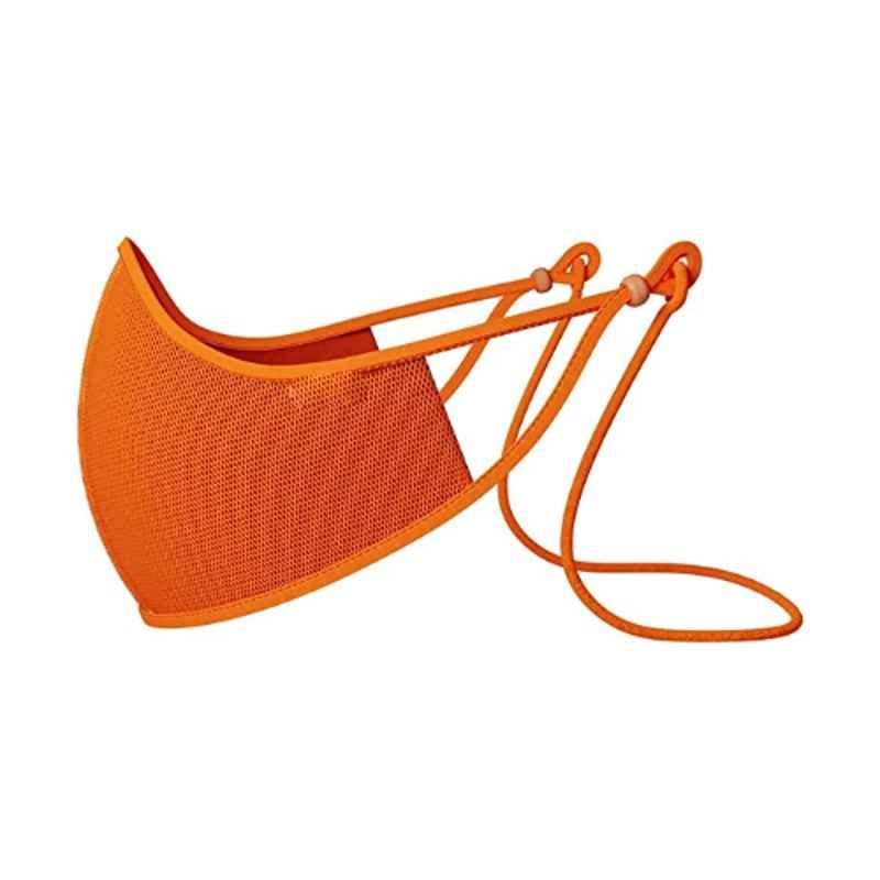 Smart Care N99 Cotton Orange Reusable Face Mask, PSFM13, Size: Large