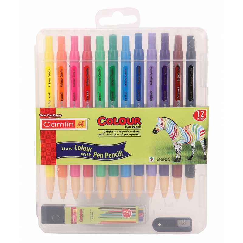 Camlin 12 Colour Pen Pencil Set, 4147300