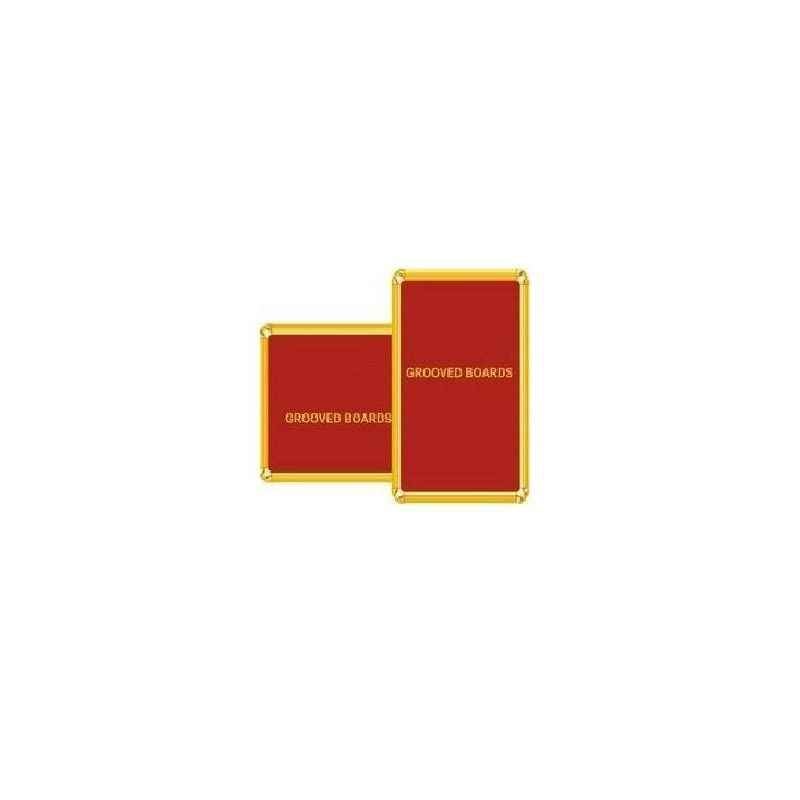 Asian Grooved Board with Golden Colour 100 Alphabetic Letters, Size: 24 mm