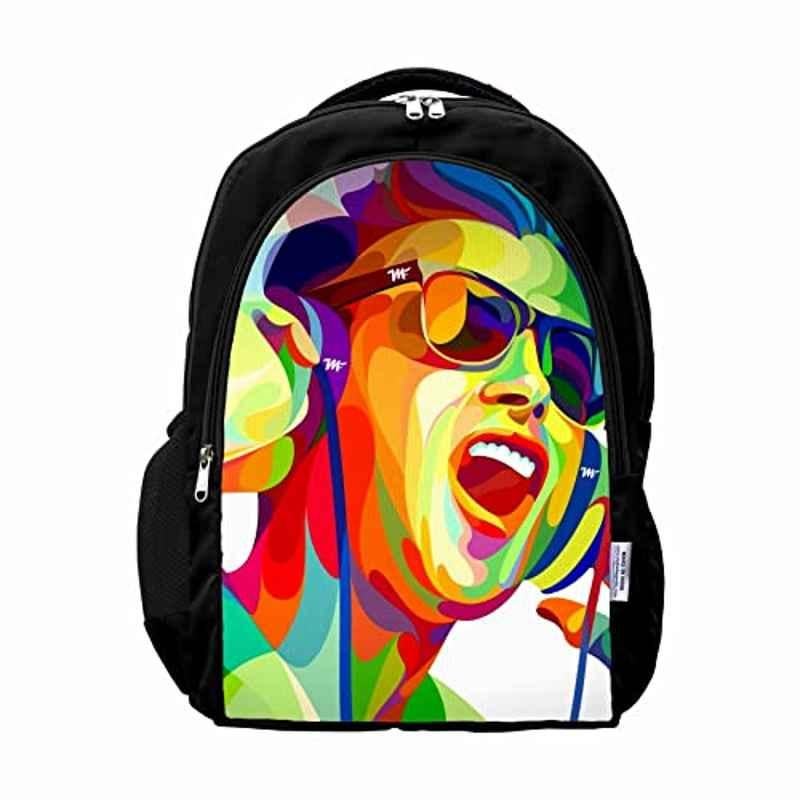 My Fav Polyester Printed Laptop Backpack, MFB0072
