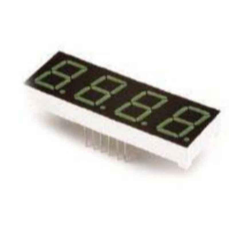 Oasistek 100 Pcs 0.52 inch Ultra Red Four Digit Display Module Set, TOF-5421