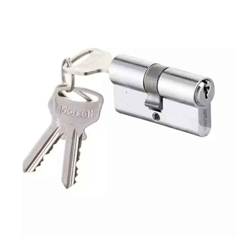 Dorset CL 200 SS 60mm Stainless Steel Silver Satin Finish Euro Profile Pin Cylinder Lock