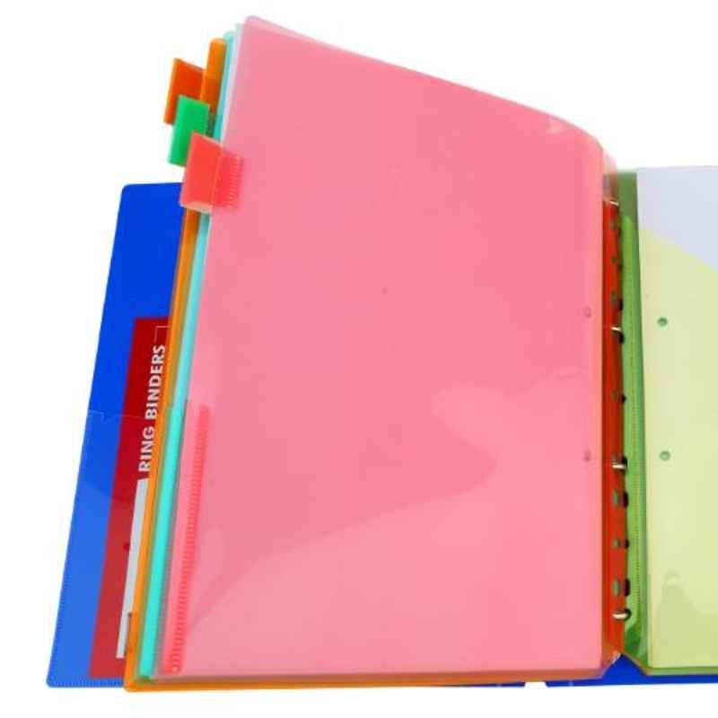 Solo A4 5 Documents Pockets Dividers with Insertable Tabs, DD105 (Pack of 40)