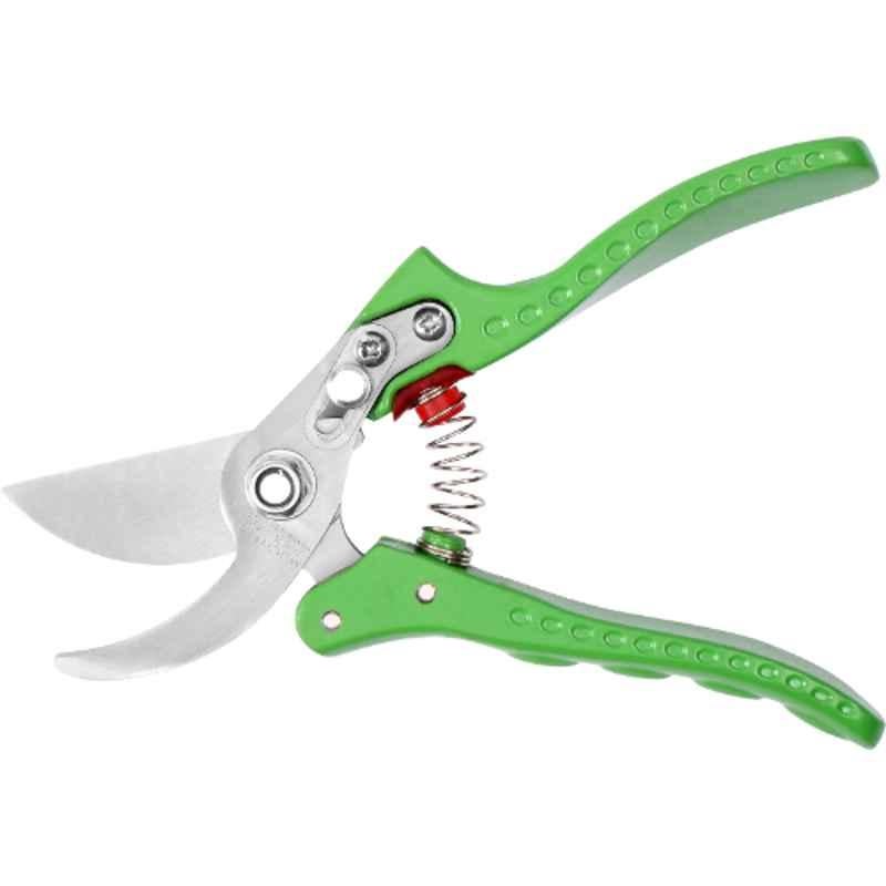 Multitec 190mm Stainless Steel Green Heavy Duty Bypass Pruning Shear, PSB-03