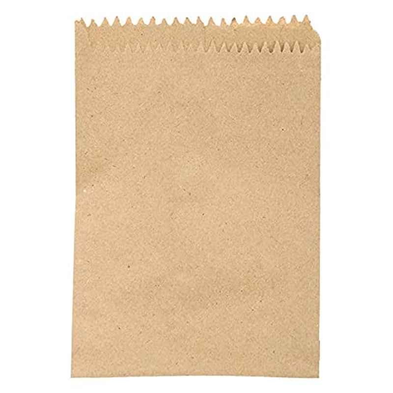 PRB Bags 2K-3742-E4V9 Brown Packaging Paper Bag for Foods Grocery (Pack of 50)