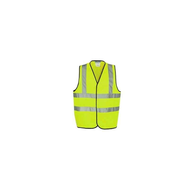 Ziota Green Reflective Safety Jacket, 1 Inch Tape, GKJ06 (Pack of 10)