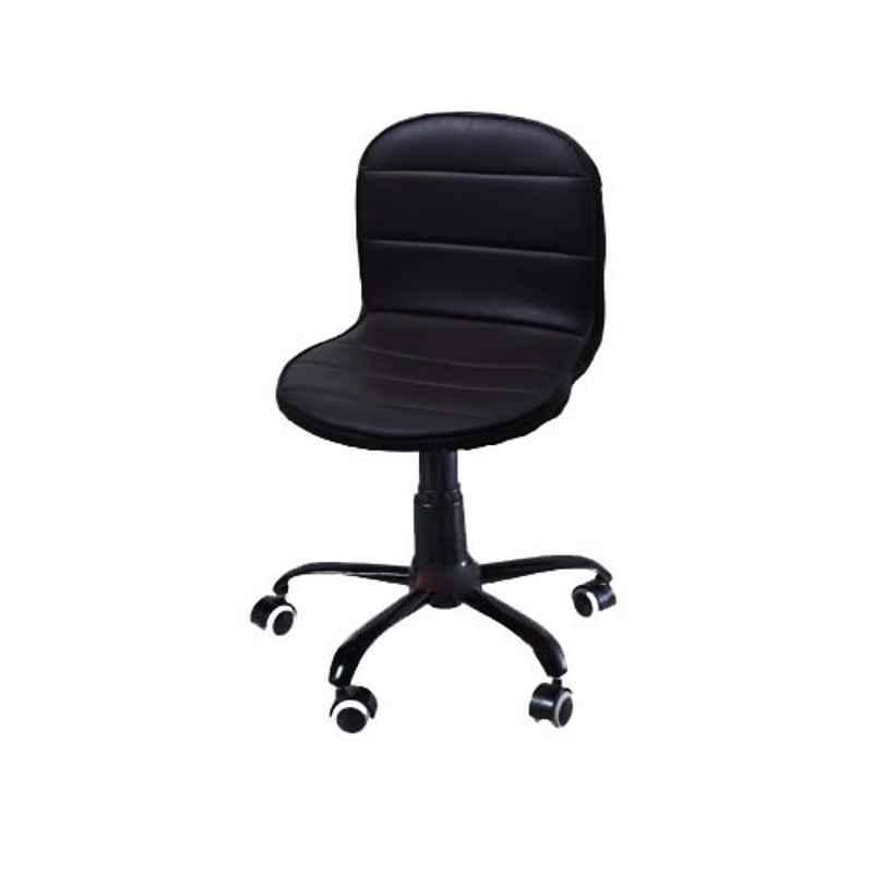 Rose Black Low Back Cafe Stool , 136