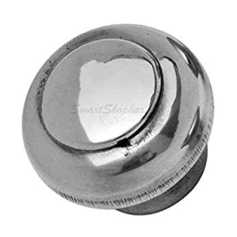 Smart Shophar 5 inch Stainless Steel Silver Buick Door Knob, SHA40KB-BUIC-SL1.25-P1 (Pack of 4)