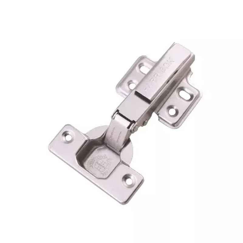 Harrison HQ Cold Rolled Steel 15 deg Insert Overlay Nickel Finish Clip on Hydraulic Hinge, 0835