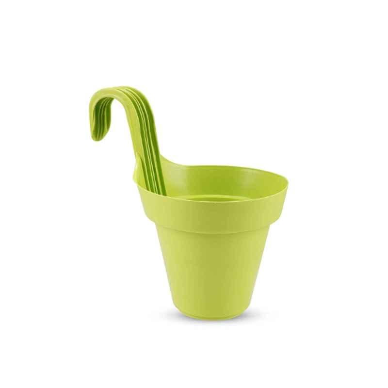 Gardens Need 30x20x28cm 100% Virgin Plastic Lemon Green Hanging Planter, (Pack of 5)