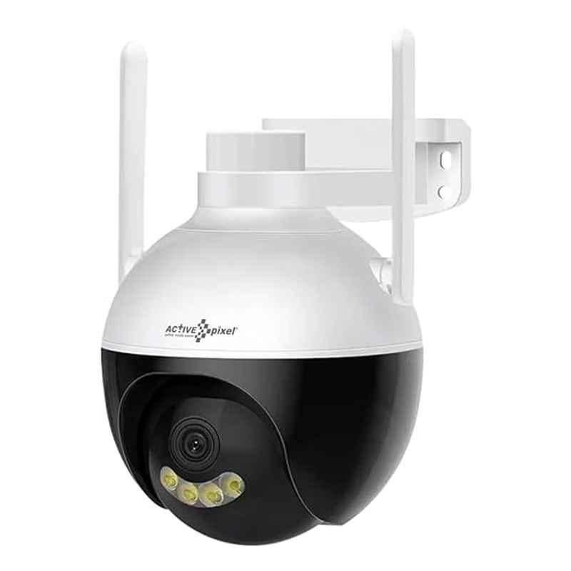 Active Pixel 4MP 360 deg Visual Coverage Colour Night Vision Auto-Tracking Outdoor Camera with AI-Powered Person Detection & Two-Way Talk