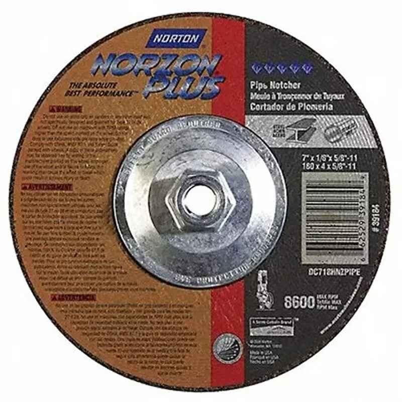 Norton 7 inch 24 Grit Depressed Center Disc, 25TZ95