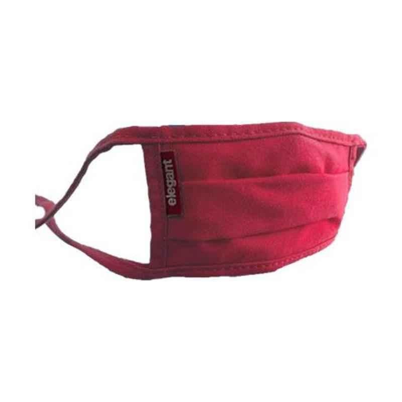 Elegant Small Cotton Pink String Tie-Up Face Mask, STRING-MASK-PNK-S (Pack of 3)