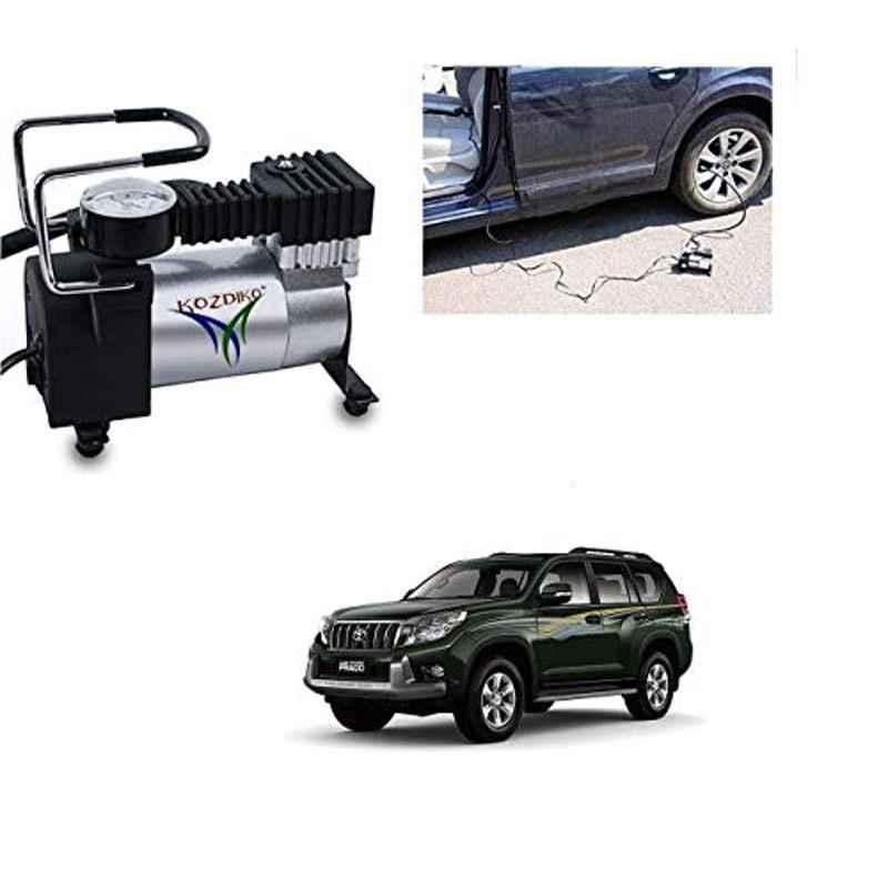 Kozdiko 12V DC Heavy Duty Metal Tyre Inflator for Toyota Land Cruiser Prado, Tyre_Inflator_D16