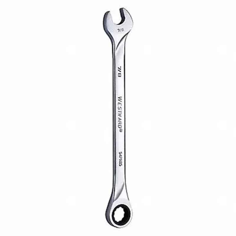 Westward 13 inch Alloy Steel Chrome Ratchet Wrench, 54PN85