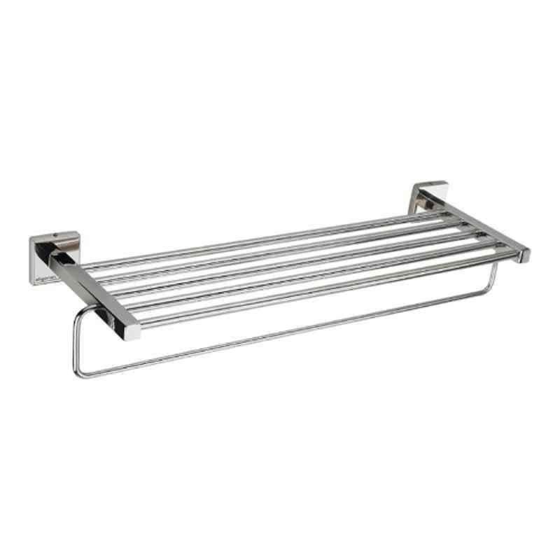 Urim 24 inch Stainless Steel Wall Mounted Towel Rack, T-SQ-5P-RACK-P1