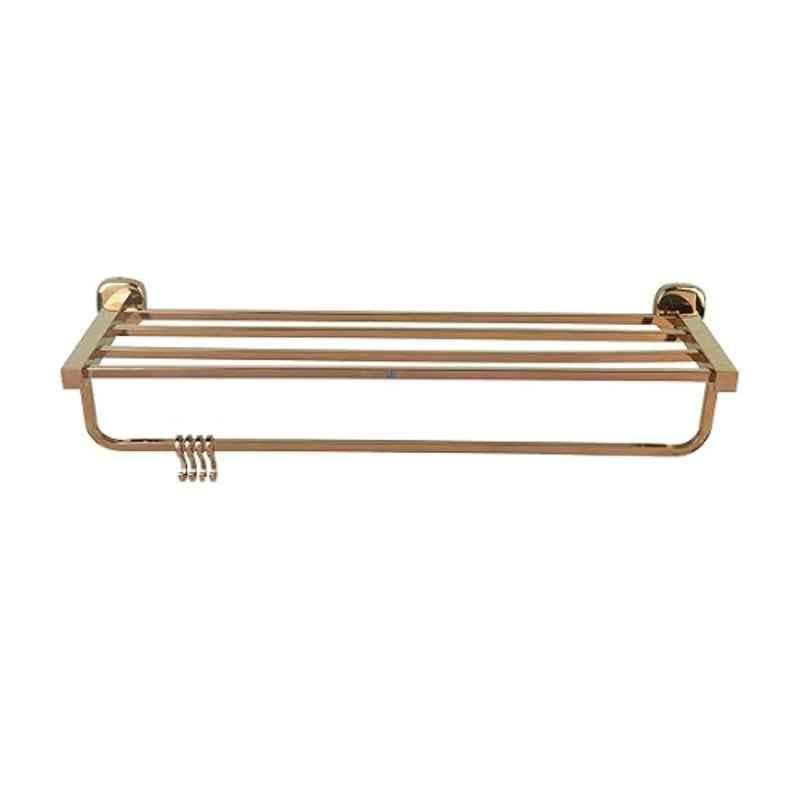 Riya 24 inch Stainless Steel J4 Rose Gold Towel Rack Hanger (Pack of 4)