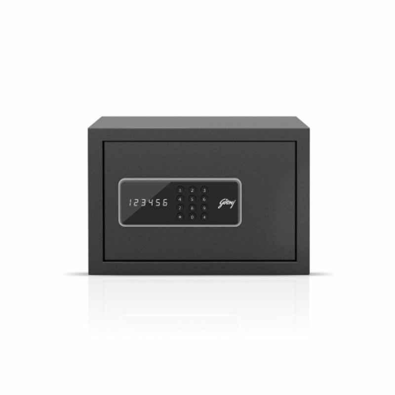 Godrej NX Pro 15 Liters Ebony Digital Home Locker with Automatic Freeze, Non-Volatile Memory & Low Battery Indicator (Tijori)