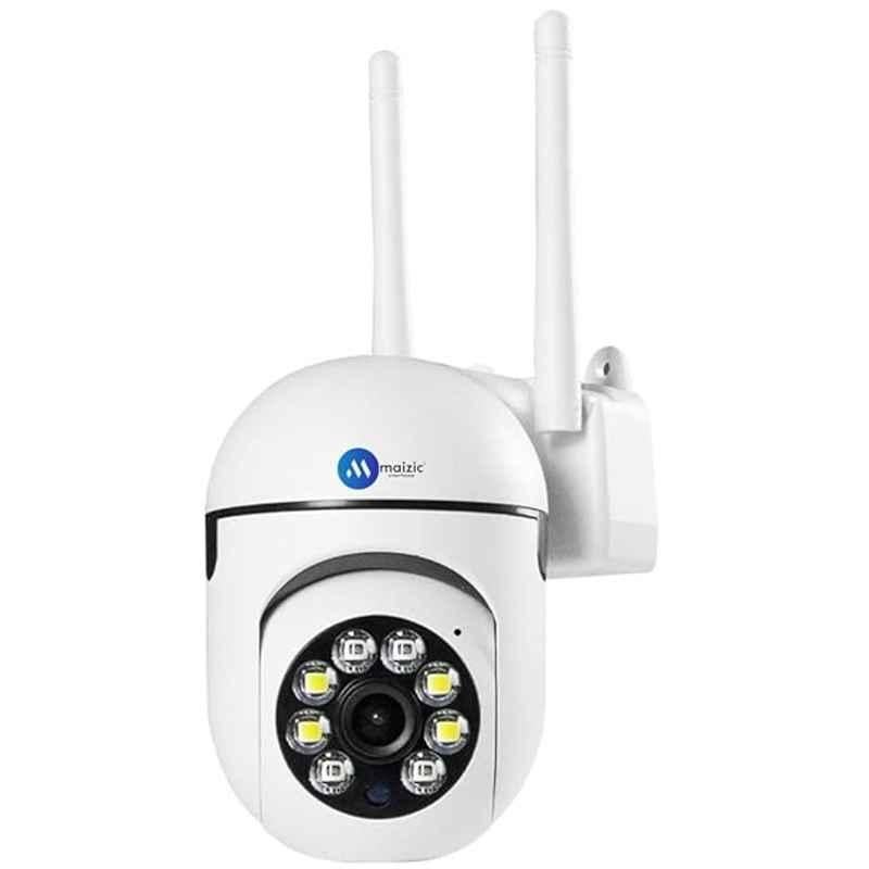 Maizic Smarthome Mini Fox 3MP FHD Indoor PTZ Smart WiFi Camera with Colour Night Vision, 360 deg, Motion Tracking, 2 Way Audio & Multi Users View