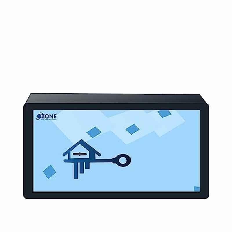 Ozone Convenio Manual-10 10L 20x35x20cm Alloy Steel Black Key Lock Safe
