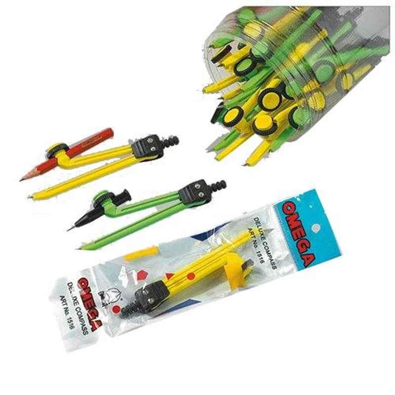 Omega Assorted Fluorescent Deluxe Loose Compass, 1516