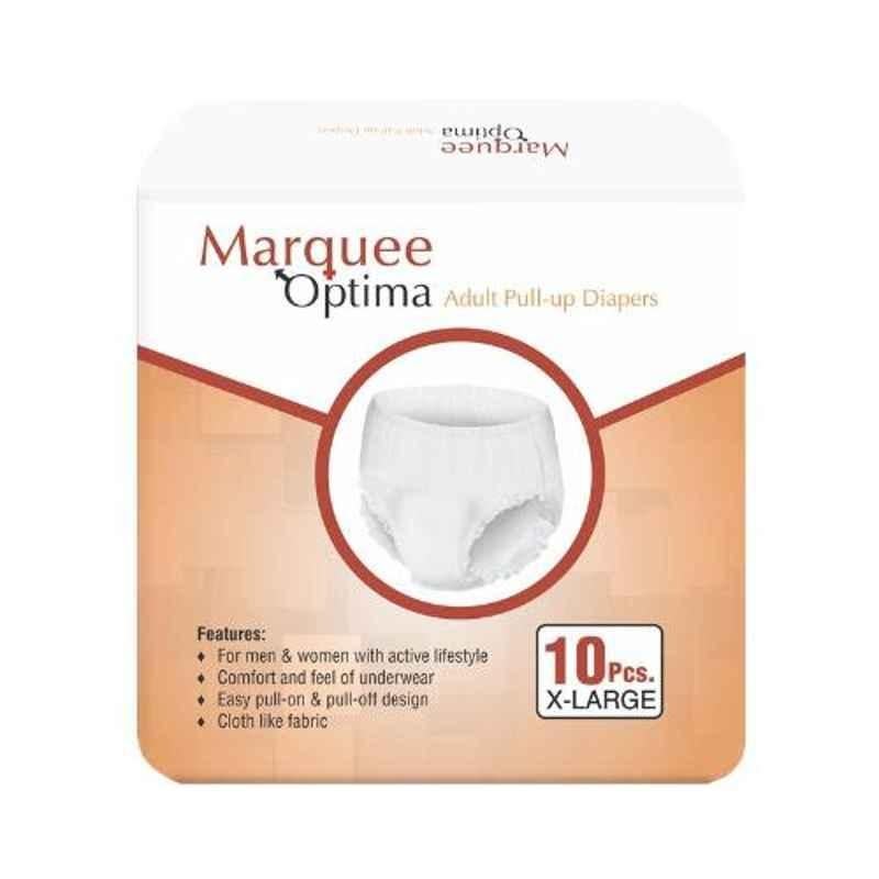 Marquee Optima 58-68 inch XL Pull Up Adult Diaper, IWLX10 (Pack of 10)