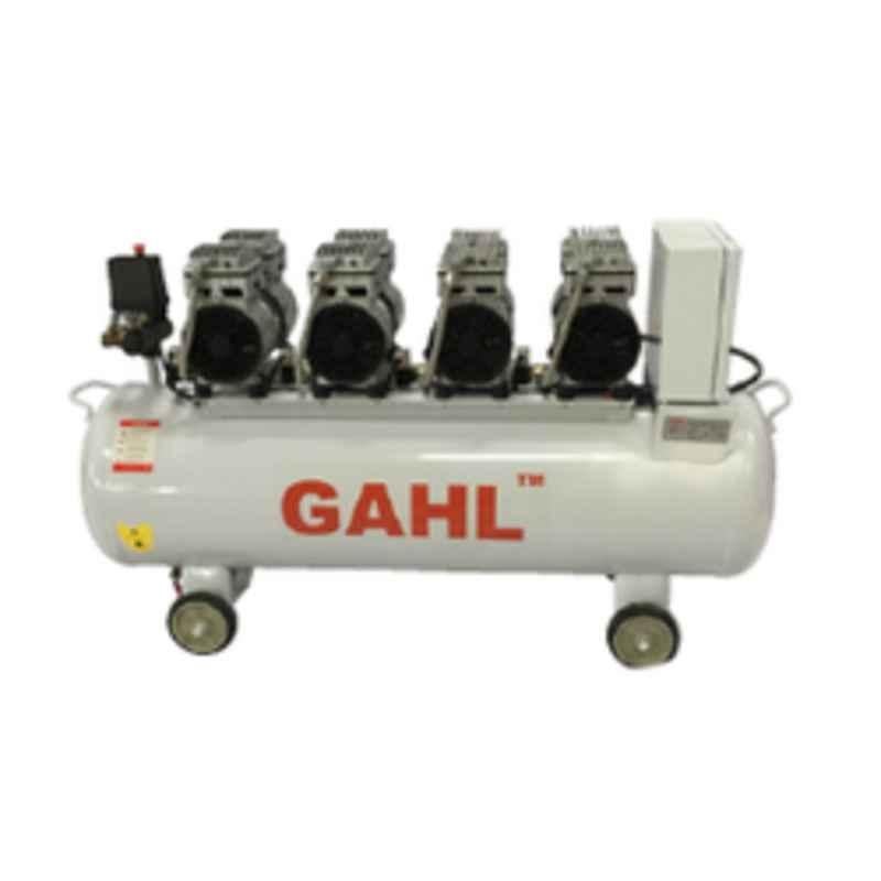 Gahl GA550-4-120L 3HP White Oil Free Air Compressor with Electromagnetic Valve