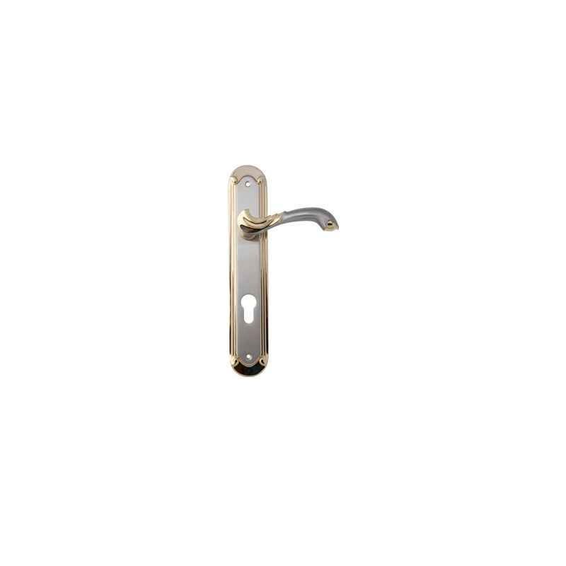 Godrej SEC-01 Combi 2C Body Satin & Gold Mortise Lock, 7525