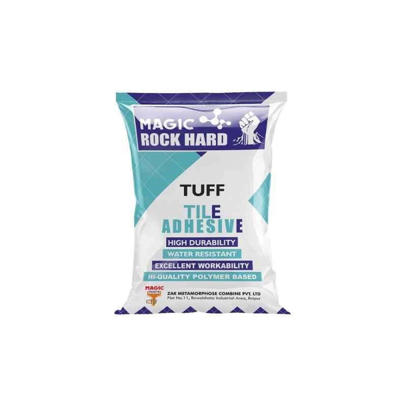 Magic Paints Rock Hard TUFF 20kg Polymer Based Wall Tile Adhesive with Water Resistance for Interior & Exterior