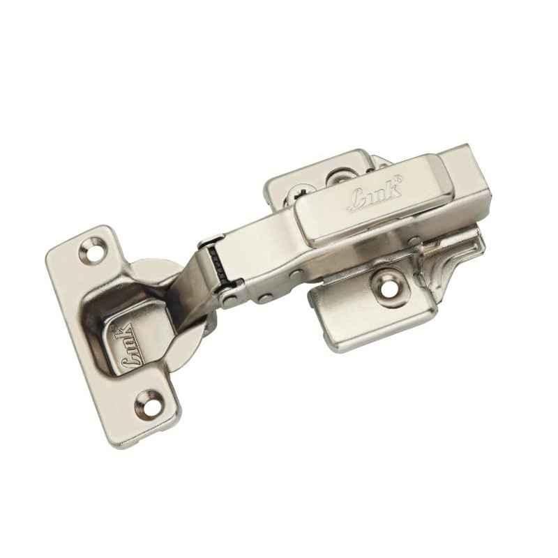 Link Stainless Steel Door Mount Soft Close 3D Insert Overlay Cabinet Hinge