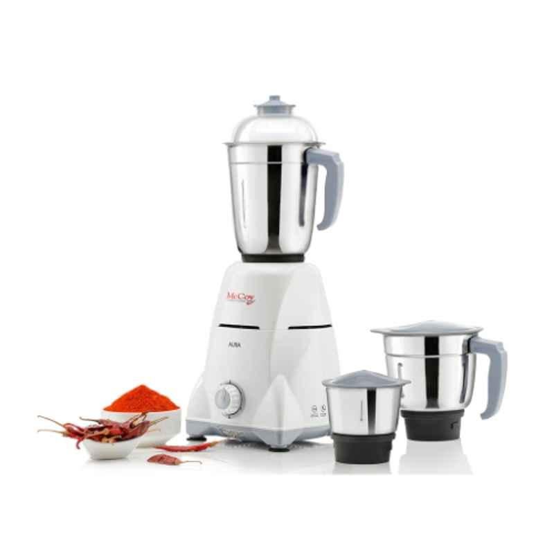 McCoy Aura 750W Stainless Steel Mixer Grinder with 3 Jars