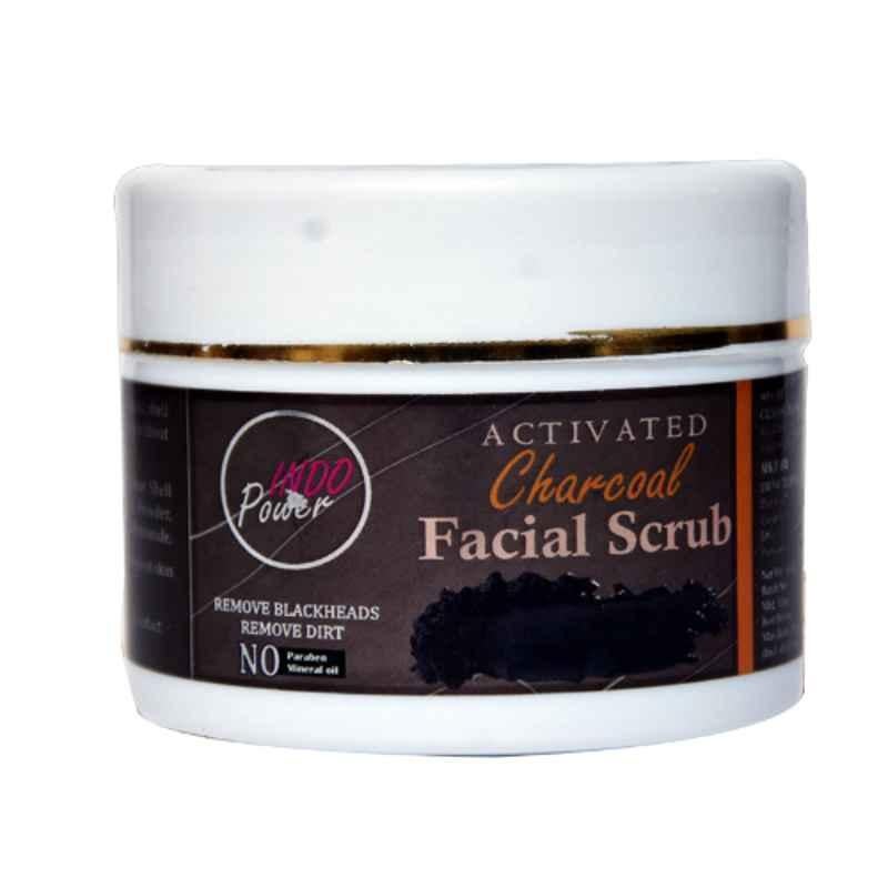 Indopower DD105 100g Activated Charcoal Facial Scrub