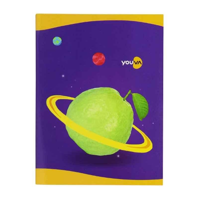 Navneet Youva Jumbo Size 172 Pages Assorted Design Soft Bound Three Line Notebook, 22498 (Pack of 12)