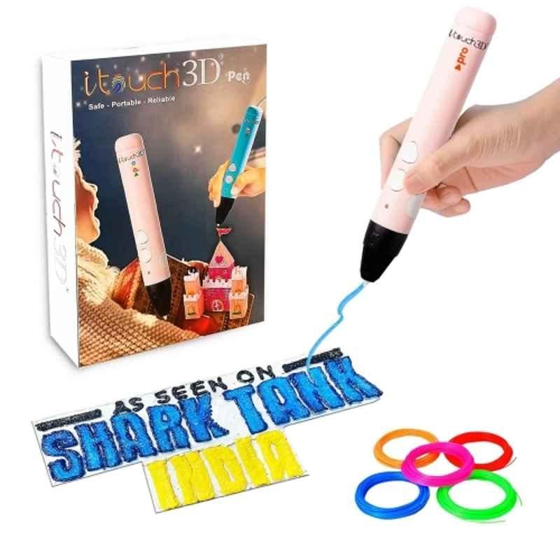 WOL3D Itouch Pro Pink 3D Pen with 5 Filaments for Kids