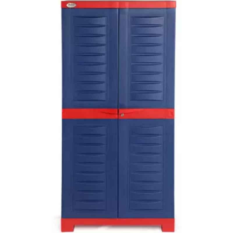 Supreme Fusion 2 Plastic Red & Blue xxlarge Size Multipurpose Cupboard, Fusion02-RB