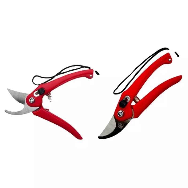 Sky Blue 0.98 inch Iron Bypass Pruner, SBPRUNERMDX0199 (Pack of 2)