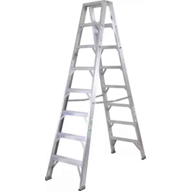 Liberti 8ft 7x7 Step Aluminium Foldable Heavy Duty Twin Step Ladder, T1408