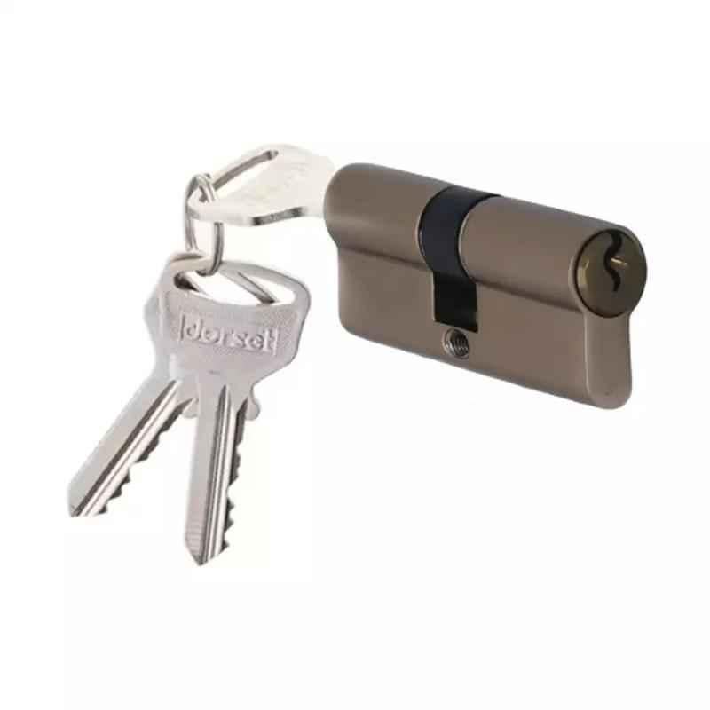 Dorset CL 100 FE 60mm Stainless Steel Ferro Finish Euro Profile Pin Cylinder Lock (Pack of 3)