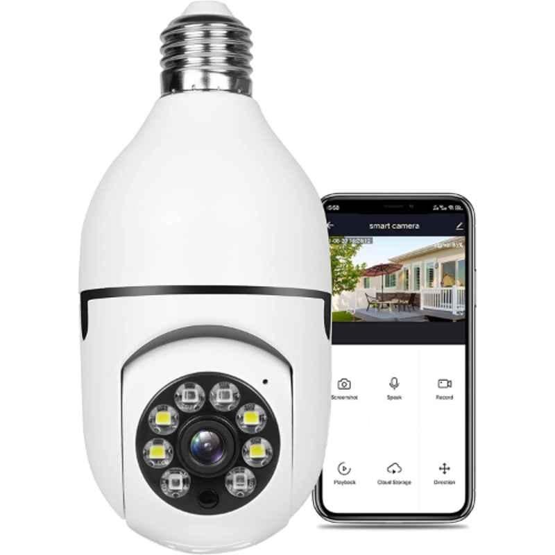 V3 WiFi Wireless Bulb Shape CCTV Security Camera with LED Lights