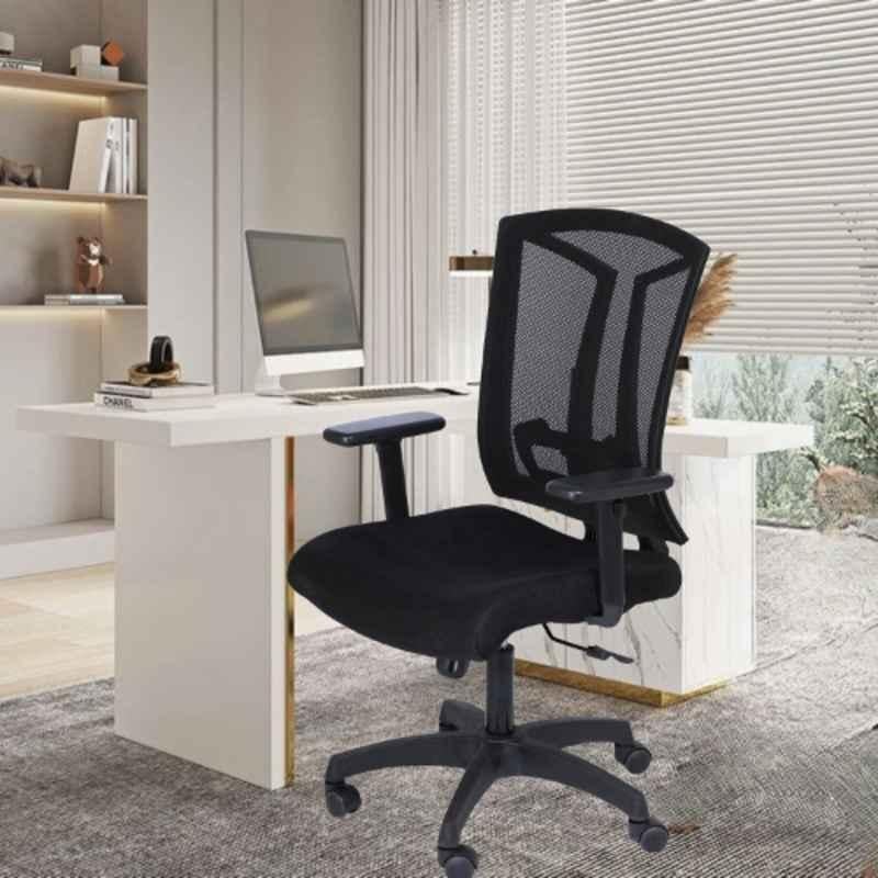 Heikin Bonzai Black xxlarge Back Breathable Mesh DIY Ergonomic Office Chair for Work from Home, HE-00014