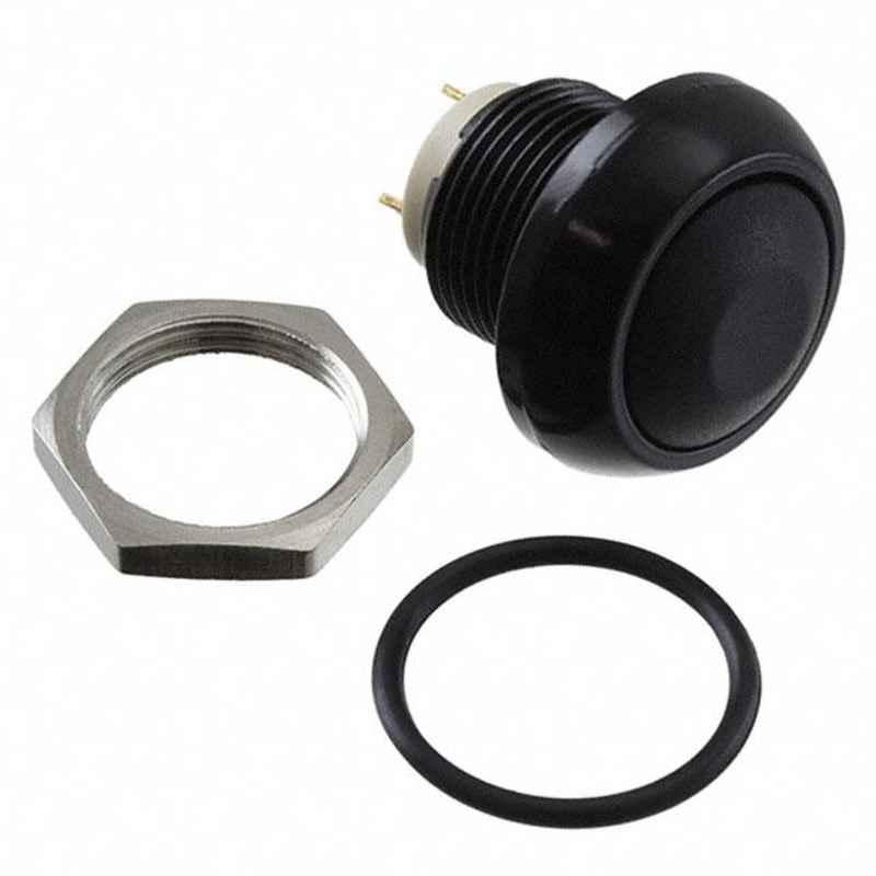 APEM Pushbutton Switch SPST-NO 5A 48V Standard Panel Mount Front Set, ICR3SAD2