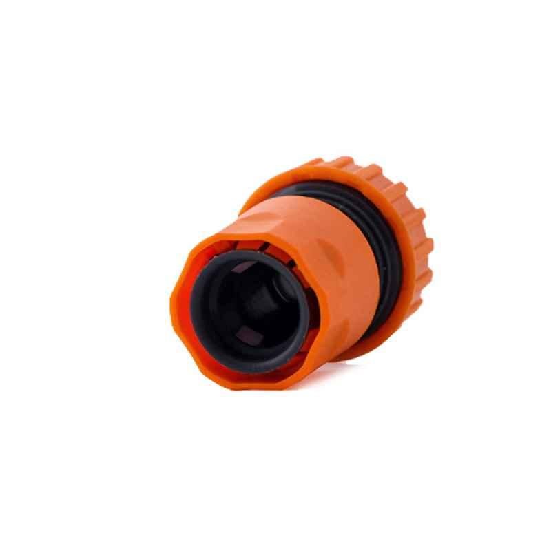Dolphy 3/4 inch ABS Orange Garden Water Hose Quick Connector, DHC0001