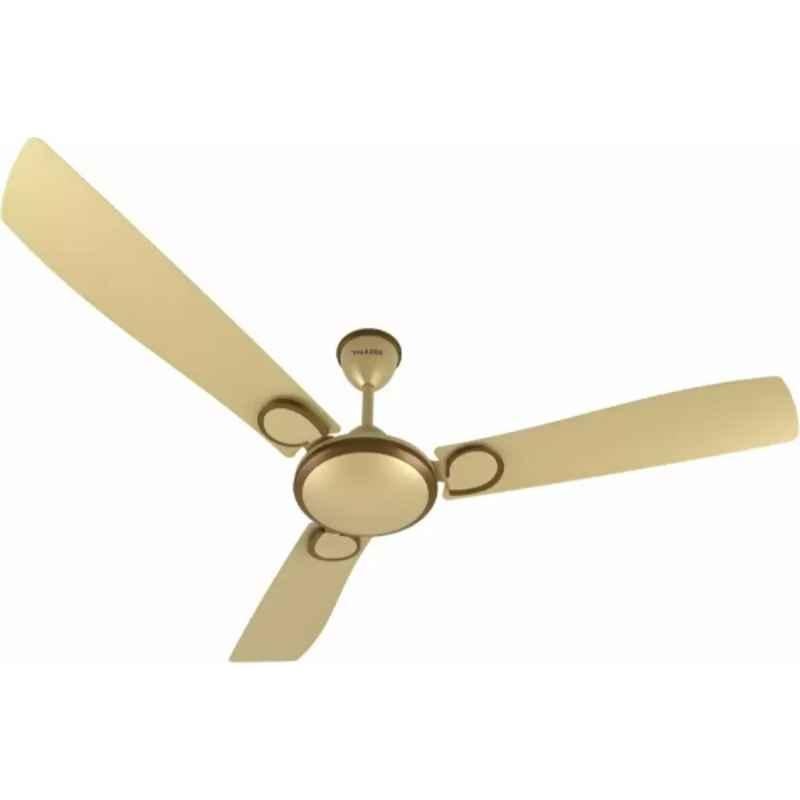 Lazer Imperial Art 75W Royal Gold & Brown 3 Blade Premium Anti Dust Ceiling Fan, IMPERIALART50RGB, Sweep: 1250 mm