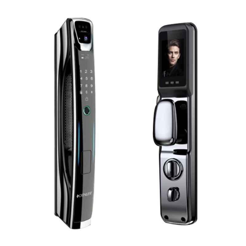 Denler DFLv6 Smart Digital Door Lock with 3D Face Recognition, Fingerprint Lock & Pin Code Access