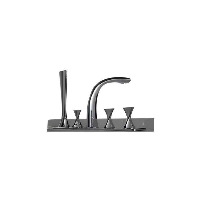 Bravat Twist Series TW-005 Deck Mounted Bathtub Filler Kit