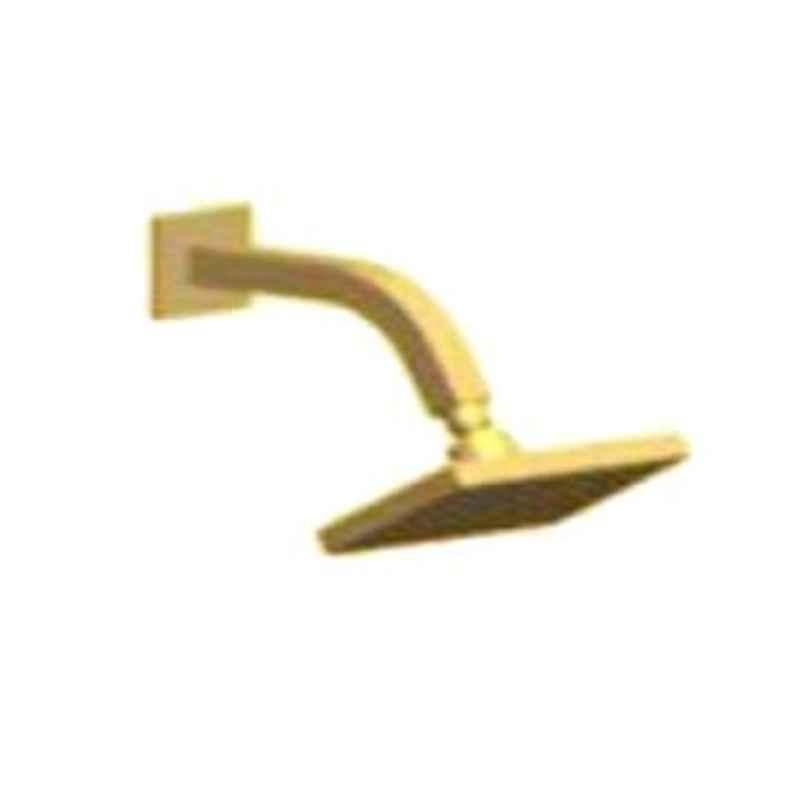 Bravat Square Shape Overhead Shower with Arm, OHS-005G+SAS-001G