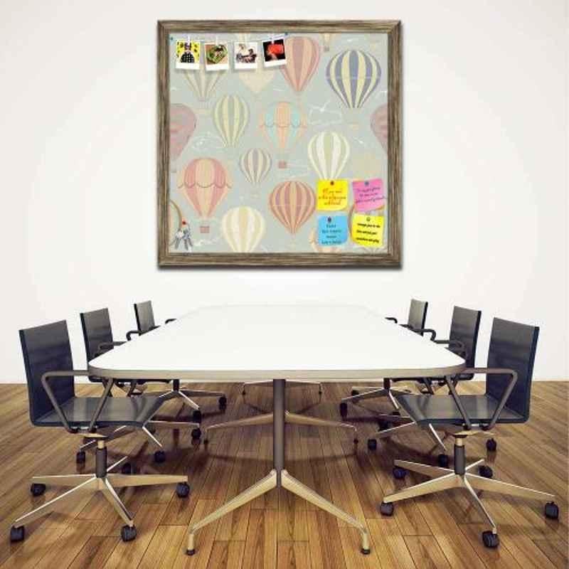 ArtzFolio 30.5x30.5x1cm Natural Brown Printed Bulletin Notice Pin Soft Board, AZSAO9534140BLB_FR_L_01_NB