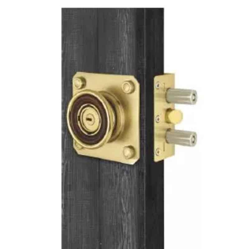 Bonus 84mm Brass Glossy Finish Bolt Door Lock, G5